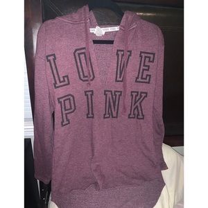 Pink hoodie